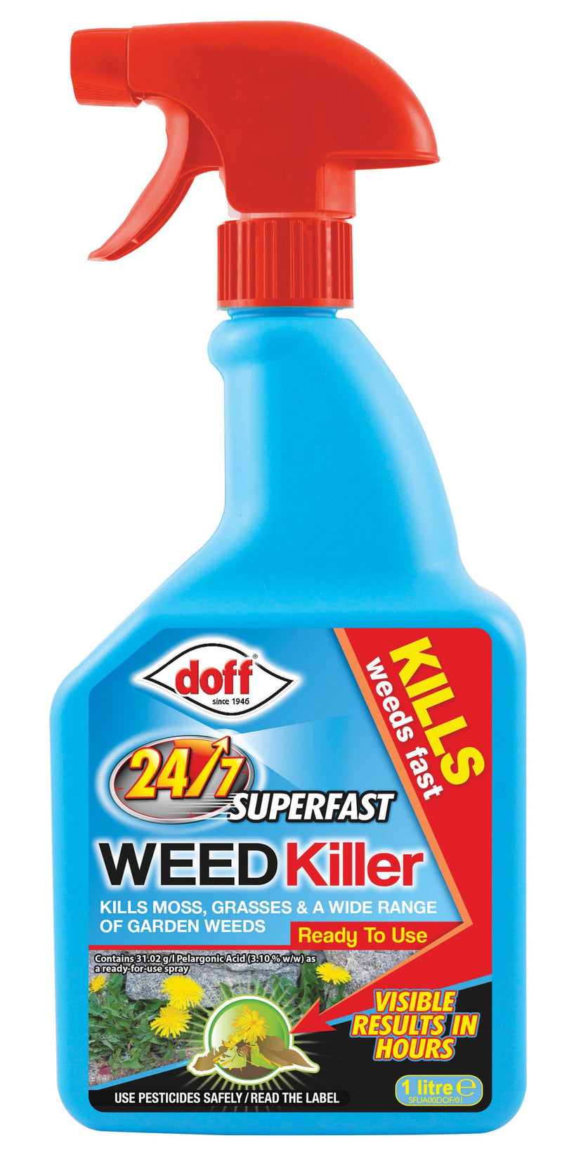 Doff 24/7 Fast Acting Weedkiller 1L RTU