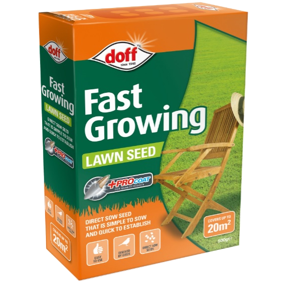 Doff Fast Growing Lawn Seed 500g