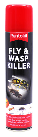 Rentokil Fly & Wasp Killer Aerosol 300ml