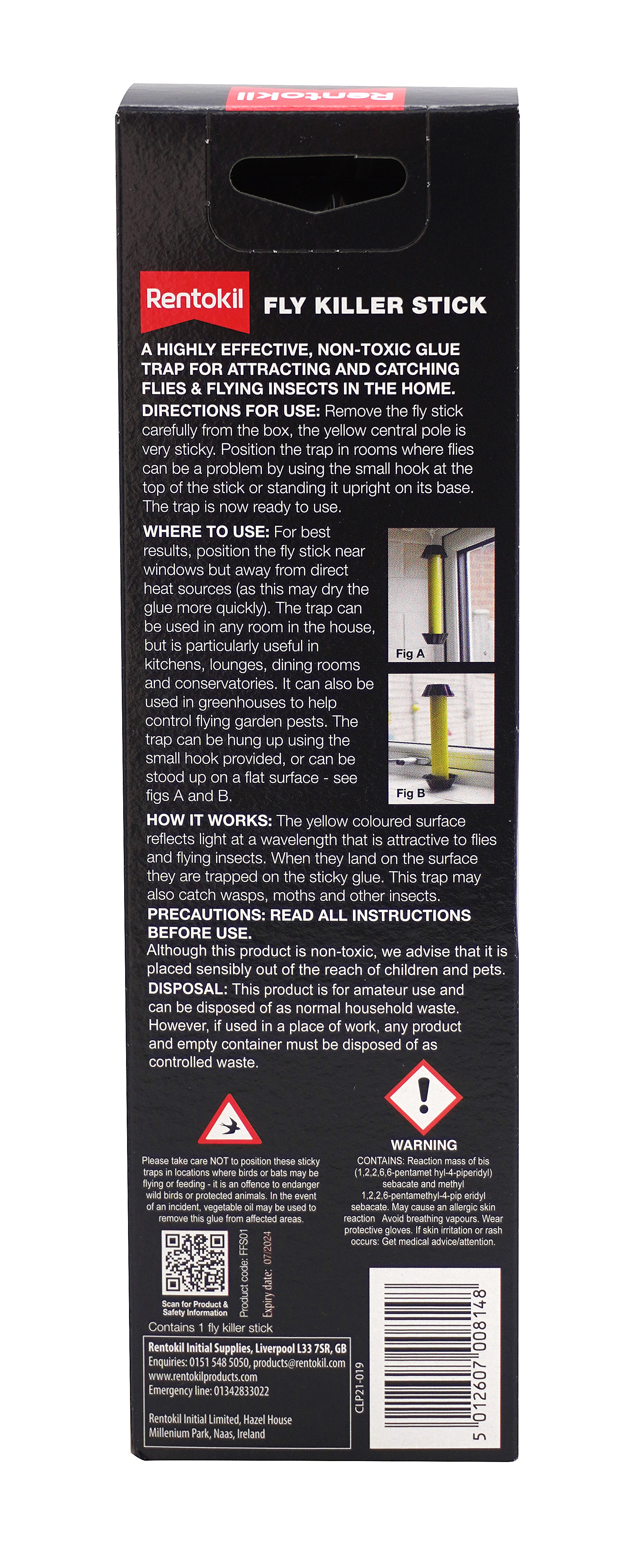Rentokil Fly Killer Stick