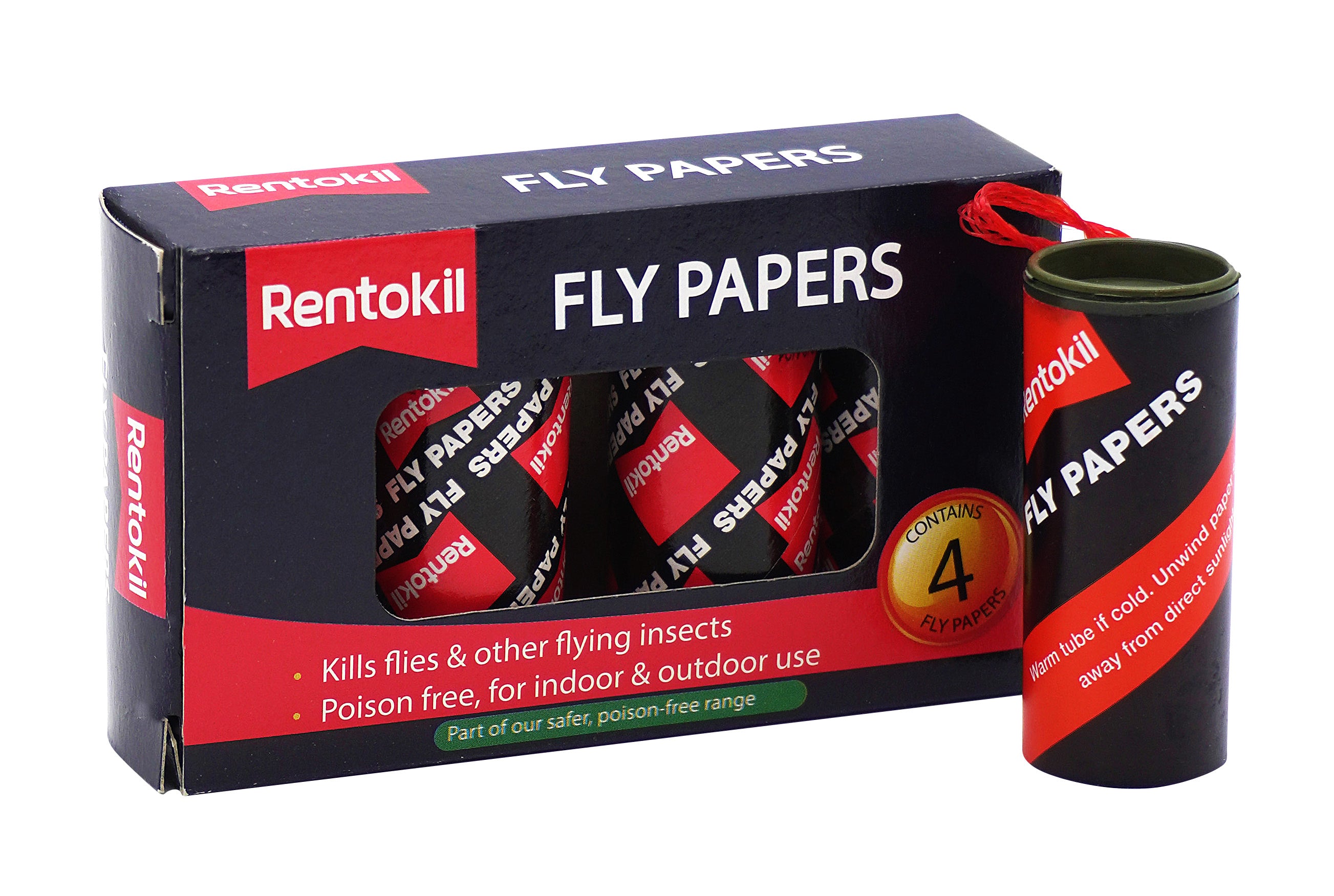Rentokil Flypapers 4 Pack