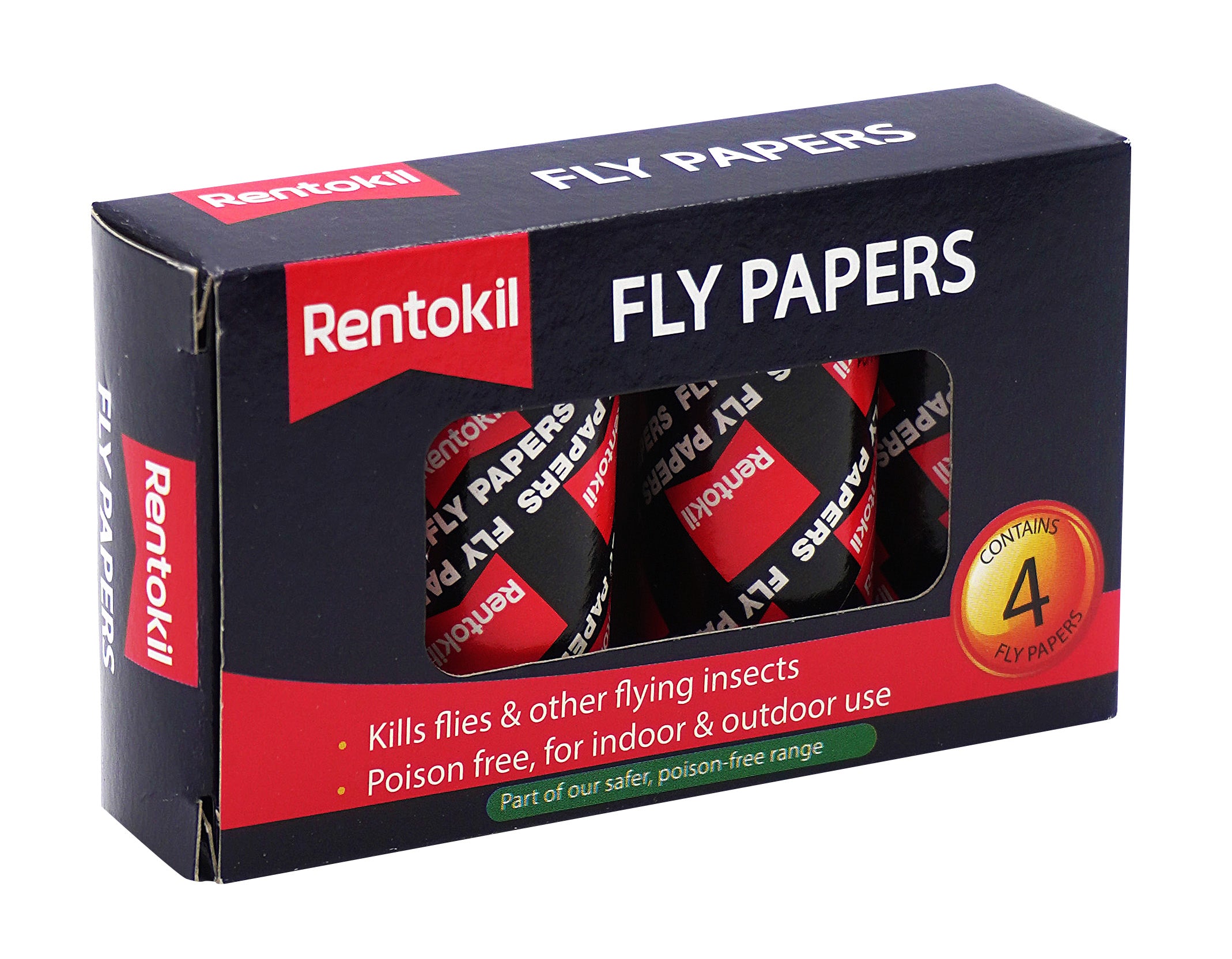 Rentokil Flypapers 4 Pack
