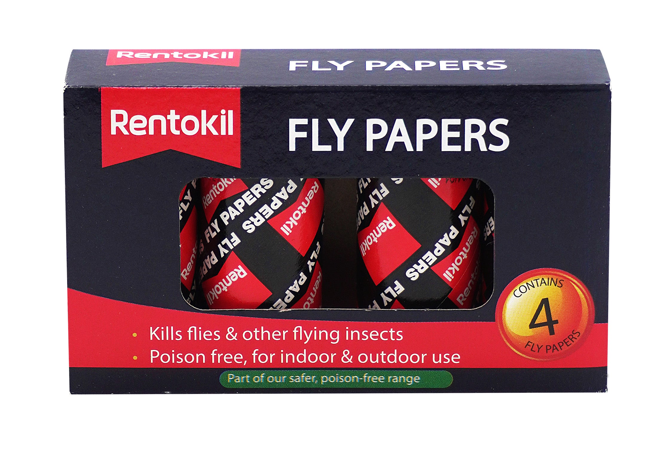 Rentokil Flypapers 4 Pack