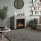 Tagu Frode Fireplace, Light Beige Suite with EU Plug