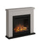 Tagu Frode Fireplace, Light Beige Suite with UK Plug