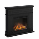 Tagu Larsen Fireplace, Deep Black with UK Plug