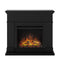 Tagu Larsen Fireplace, Deep Black with UK Plug