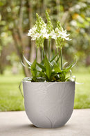 Elho Fuente Lily Round 38 - Flowerpot - Pebble Grey - Indooroutdoor! - Ø 37.97 x H 31.36 cm