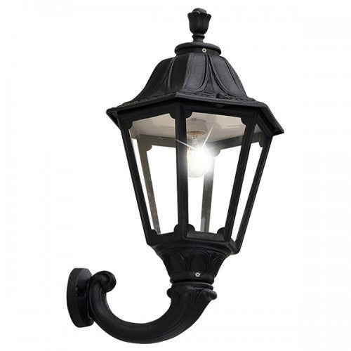 Fumagalli Noemi Ofir Large LED Lantern with Wall Bracket, Black