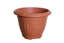 Whitefurze 24cm Venetian Round Planter, Terracotta