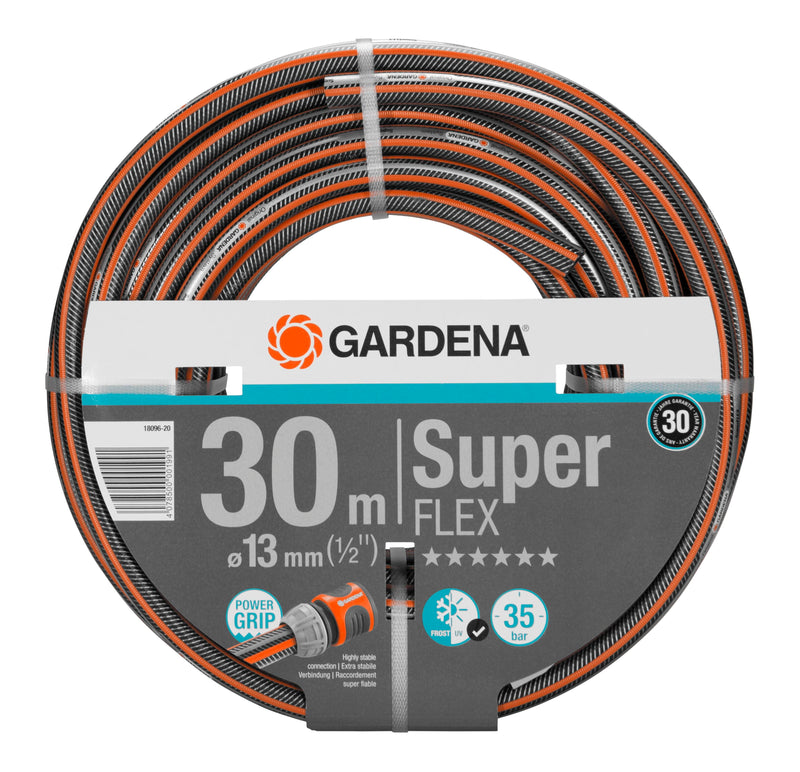 Gardena 13mm Premium SuperFLEX Hose - 30m