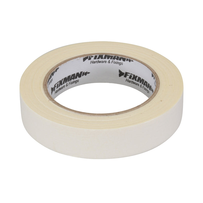 Fixman Low Tack Masking Tape - 25mm x 50m