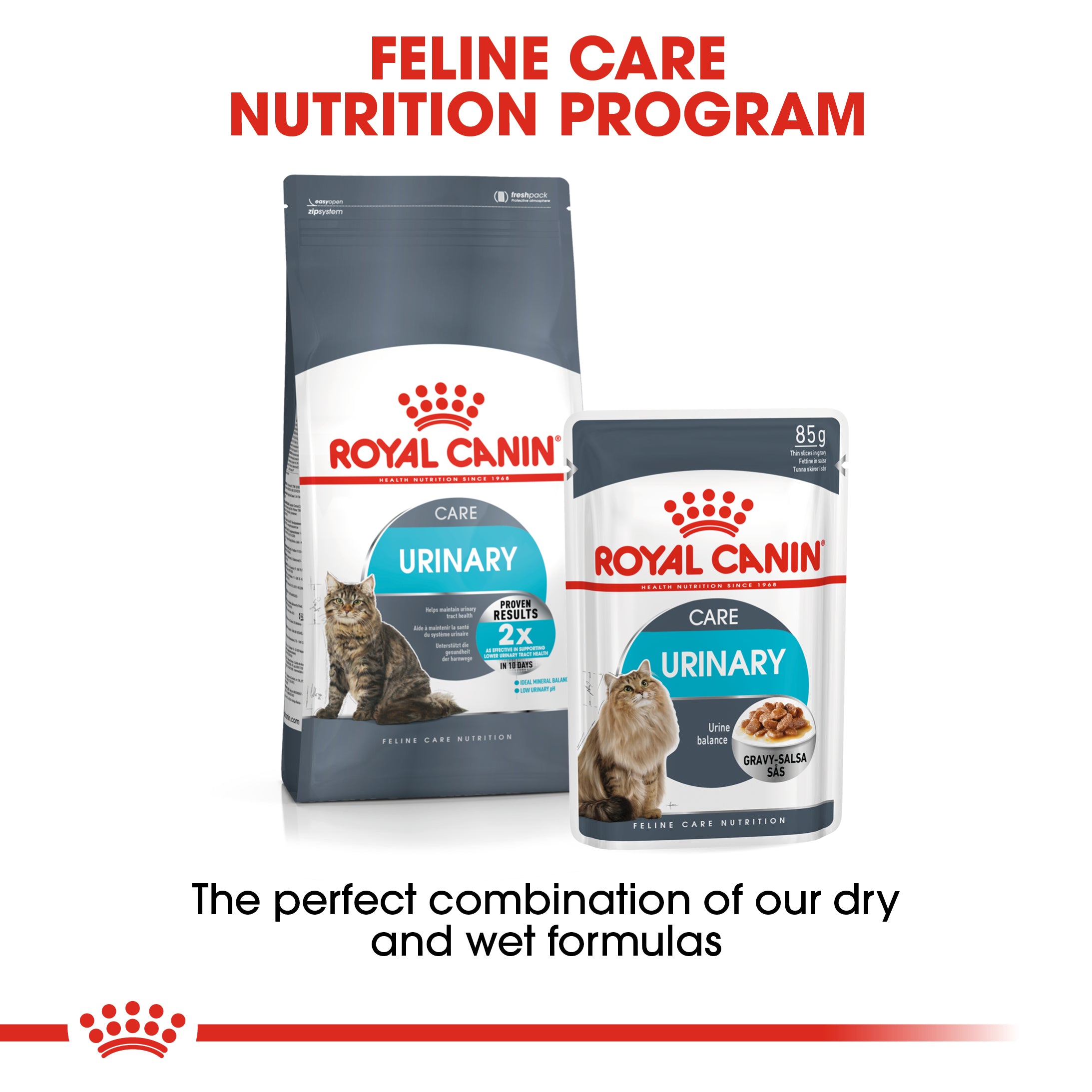 Royal Canin Urinary Care In Gravy Adult Wet Cat Food, 85g x 12 Pack