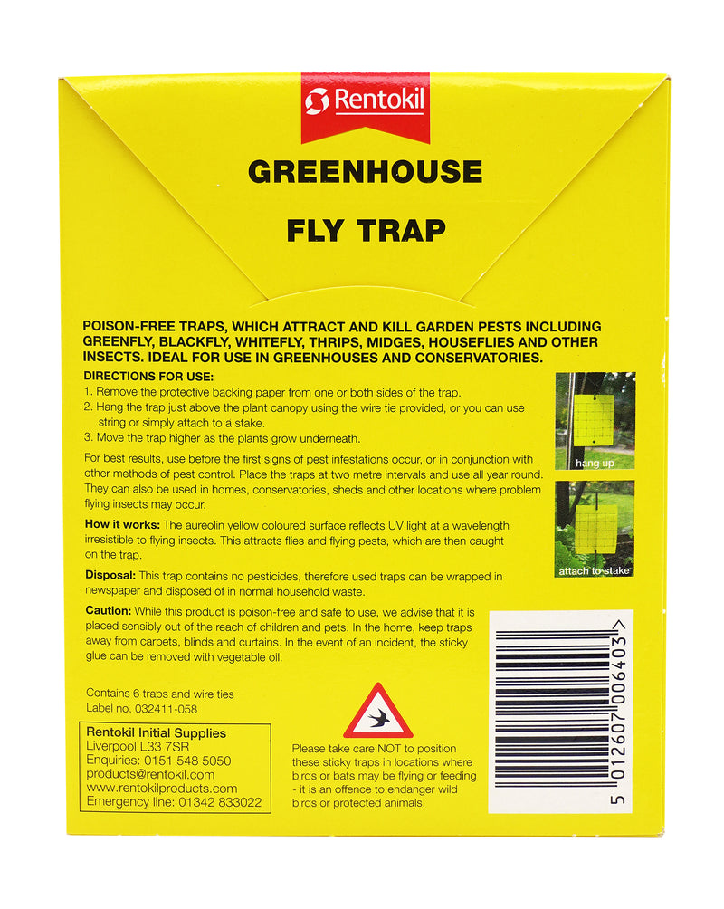 Rentokil Greenhouse Fly Trap