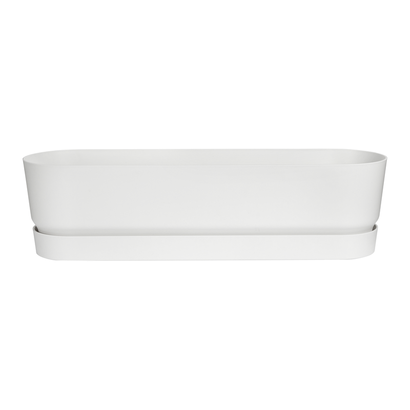 Elho Greenville Trough Long 70 - Planter - White - Outdoor! - L 19.46 x W 68.96 x H 18.48 cm