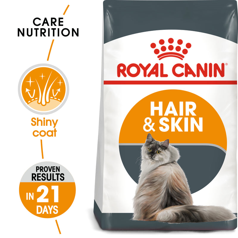 Royal Canin Hair & Skin Care Adult Dry Cat Food, 400g