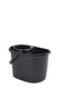 Whitefurze 15L Deluxe Mop Bucket, Black