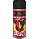 Vitcas Heat Resistant Spray Paint - Black, 400ml