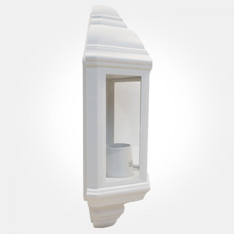 Eterna 60W Max Polycarbonate Half Lantern - White