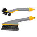 Hose Pipe Car Wash Brush Set With Shampoo Sticks - Twin Pack