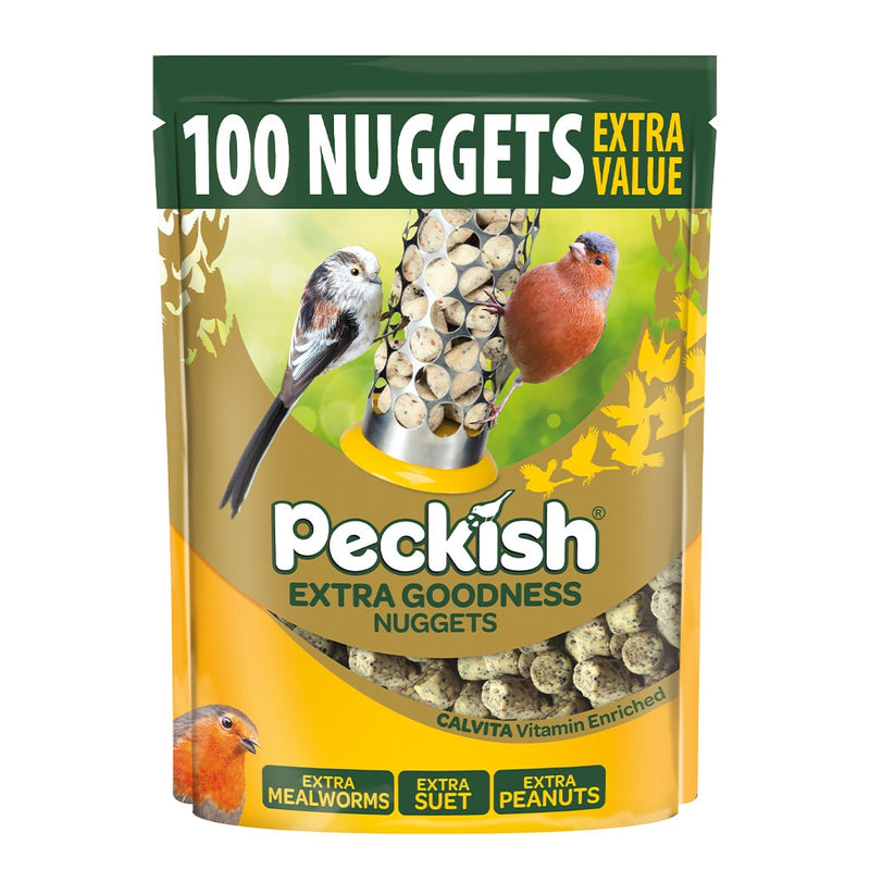 Peckish Daily Goodness Seed and Mealworm Suet Nuggets 100 Nuggets Value Pack