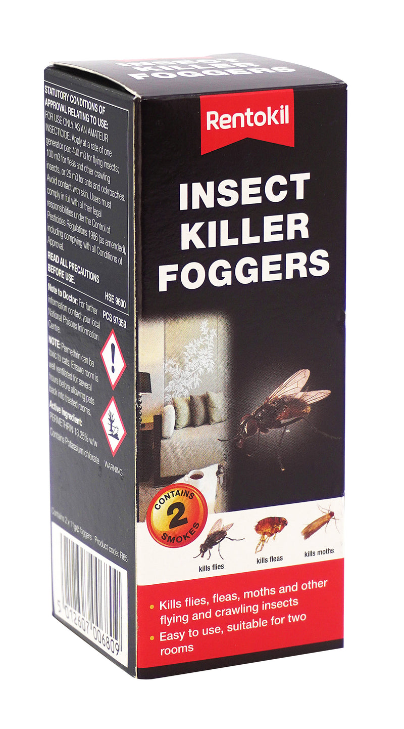 Rentokil Insect Killer Foggers - Twin Pack