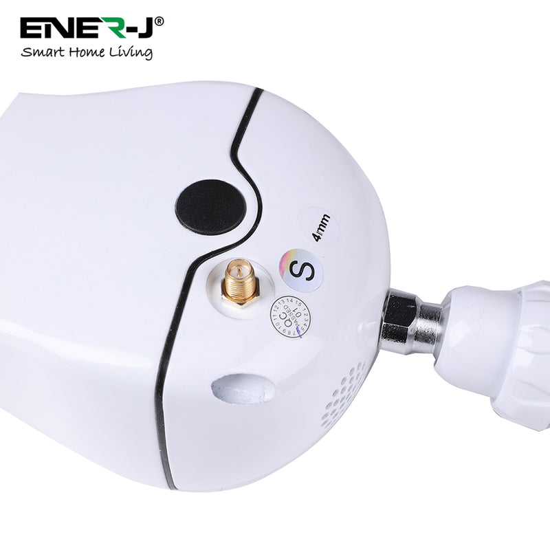 Ener-J Smart Wi-Fi Outdoor IP Camera, Fisheye Design, 1MP