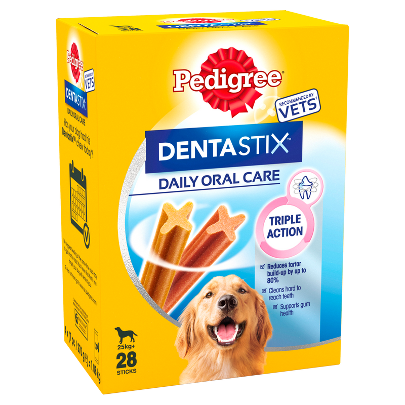 Pedigree DentaStix Daily Dental Chews Large Dog 28 Sticks x 4 Pack