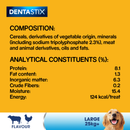 DentaStix Daily Dental Chews Large Dog 4 Sticks x 18 Pack