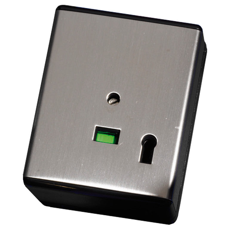 Knight Single Push Panic Button Non -Latching Stainless Steel