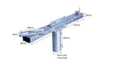 KR Multiple Street Light Bracket – To fit over 60mm Column