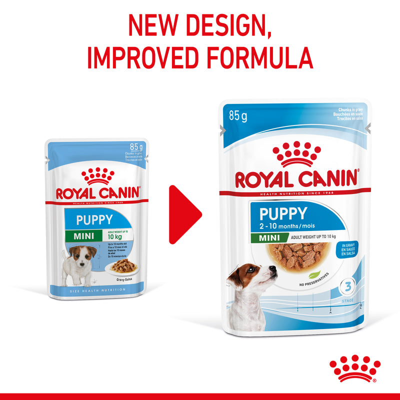 Royal Canin Mini Puppy in Gravy Wet Food, 85g
