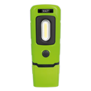 Sealey Rechargeable 360° Inspection Light 3W COB & 1W SMD LED Green Lithium-Polymer