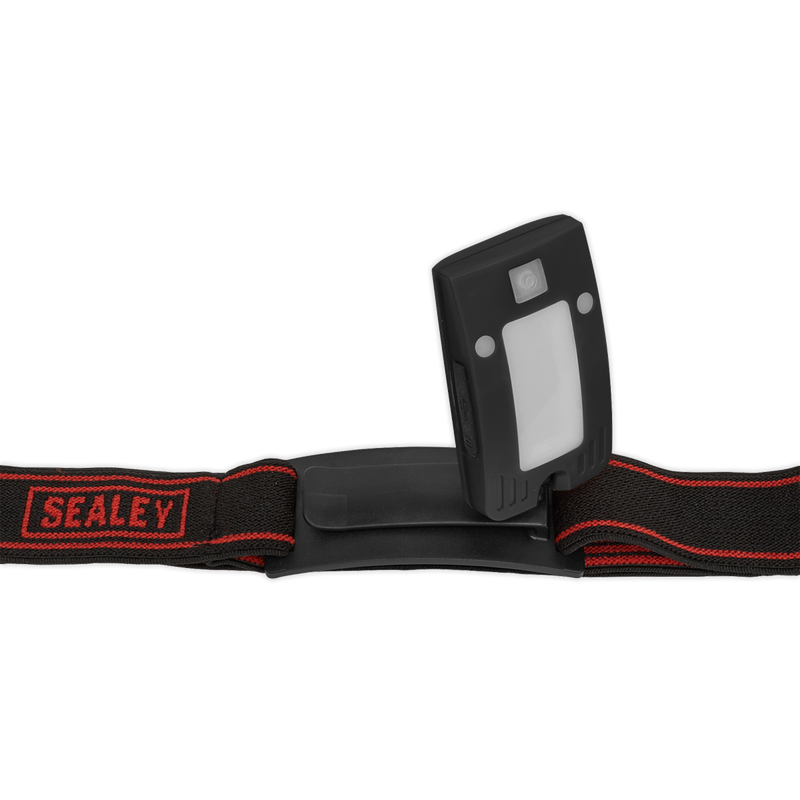 Sealey Rechargeable Head Torch 2W COB LED Auto-Sensor Black