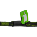 Sealey Rechargeable Head Torch 2W COB LED Auto-Sensor Green