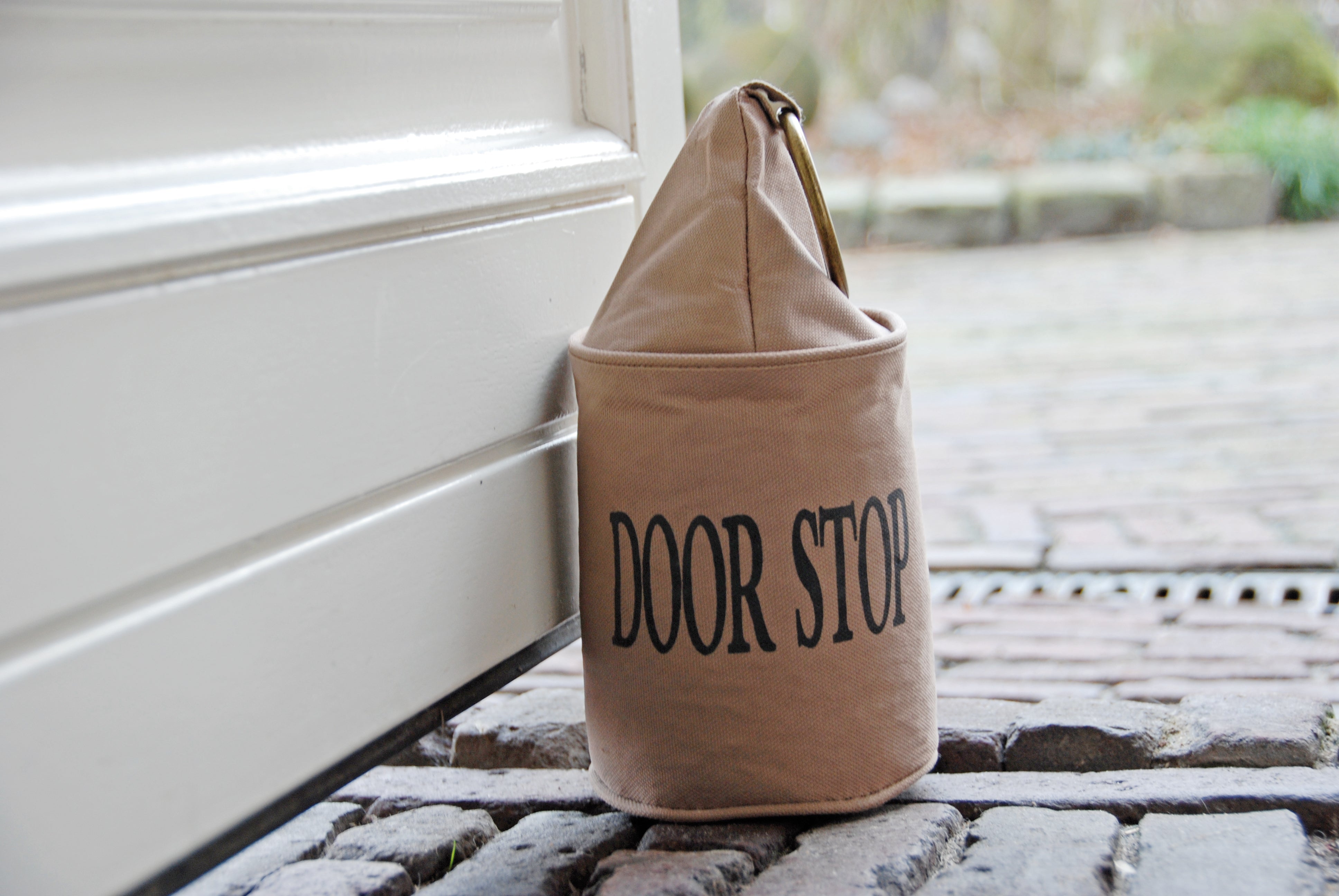 Fallen Fruits Fabric Doorstop with Ring