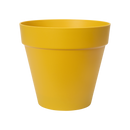 Loft Urban 30cm Round Plastic Outdoor Plant Pot - Ochre