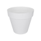 Loft Urban 30cm Round Plastic Outdoor Plant Pot - White