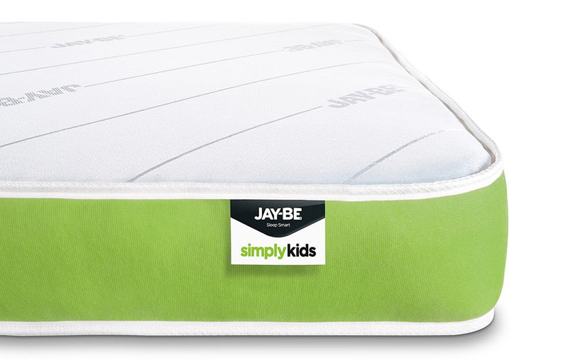 Jay-Be Single Simply Kids Childrens Anti-Allergy Foam Free Sprung Mattress