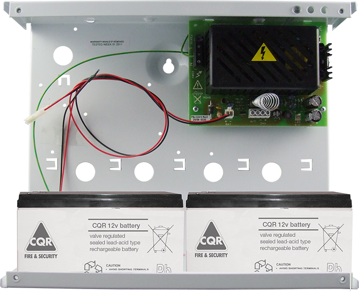 CQR 3A 24V Single Indicator Boxed Power Supply with Battery Backup