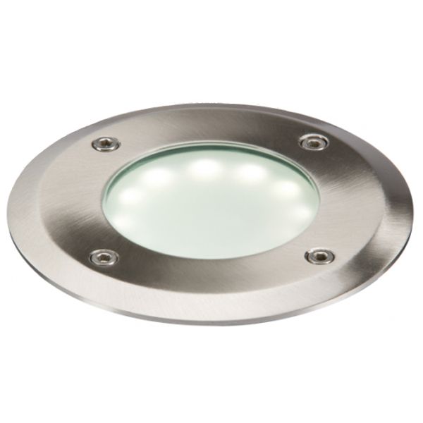 Knightsbridge 230V IP65 1.7W LED White Ground / Deck Light