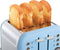 Morphy Richards Accents Pyramid Kettle & 4 Slice Toaster Set, Azure Blue