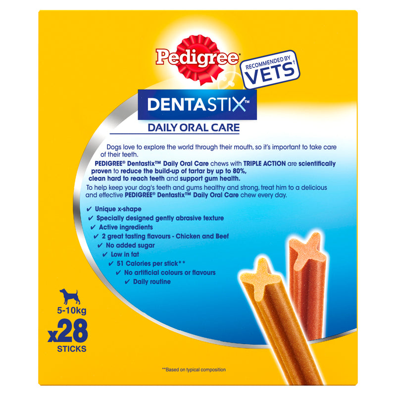 Pedigree DentaStix Daily Dental Chews Small Dog 28 Sticks