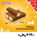 Christmas Jumbone Small Dog Treats with Turkey Flavour 4 Chews