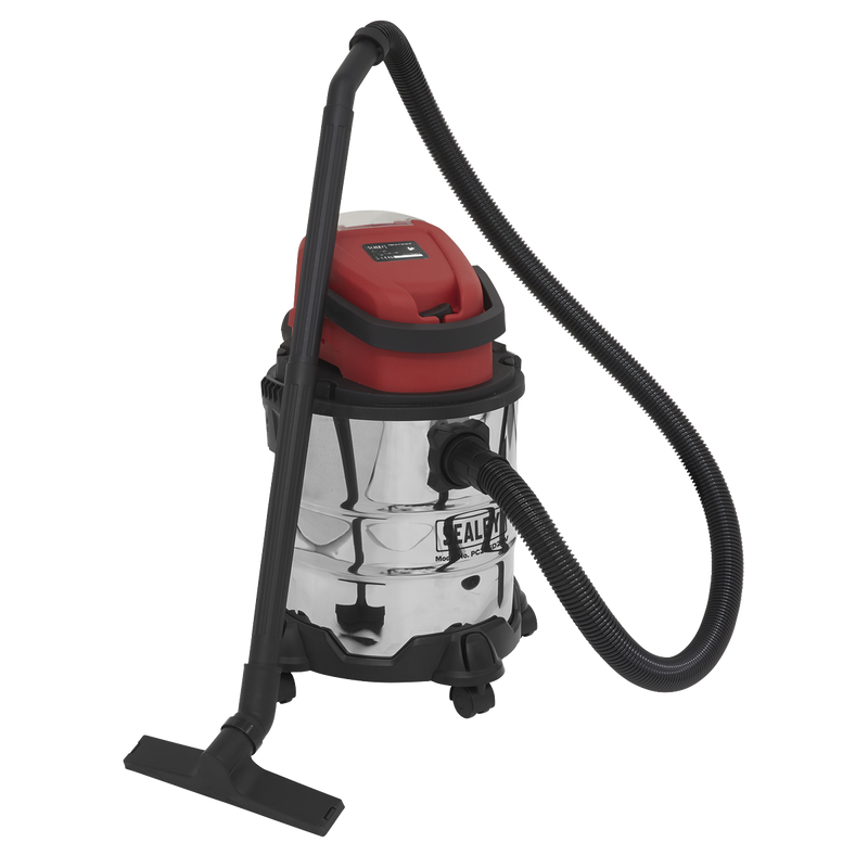 Sealey Vacuum Cleaner Cordless Wet & Dry 20L 20V SV20 Series - Body Only