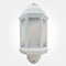 Eterna 60W Max Polycarbonate Half Lantern With 120° PIR - White