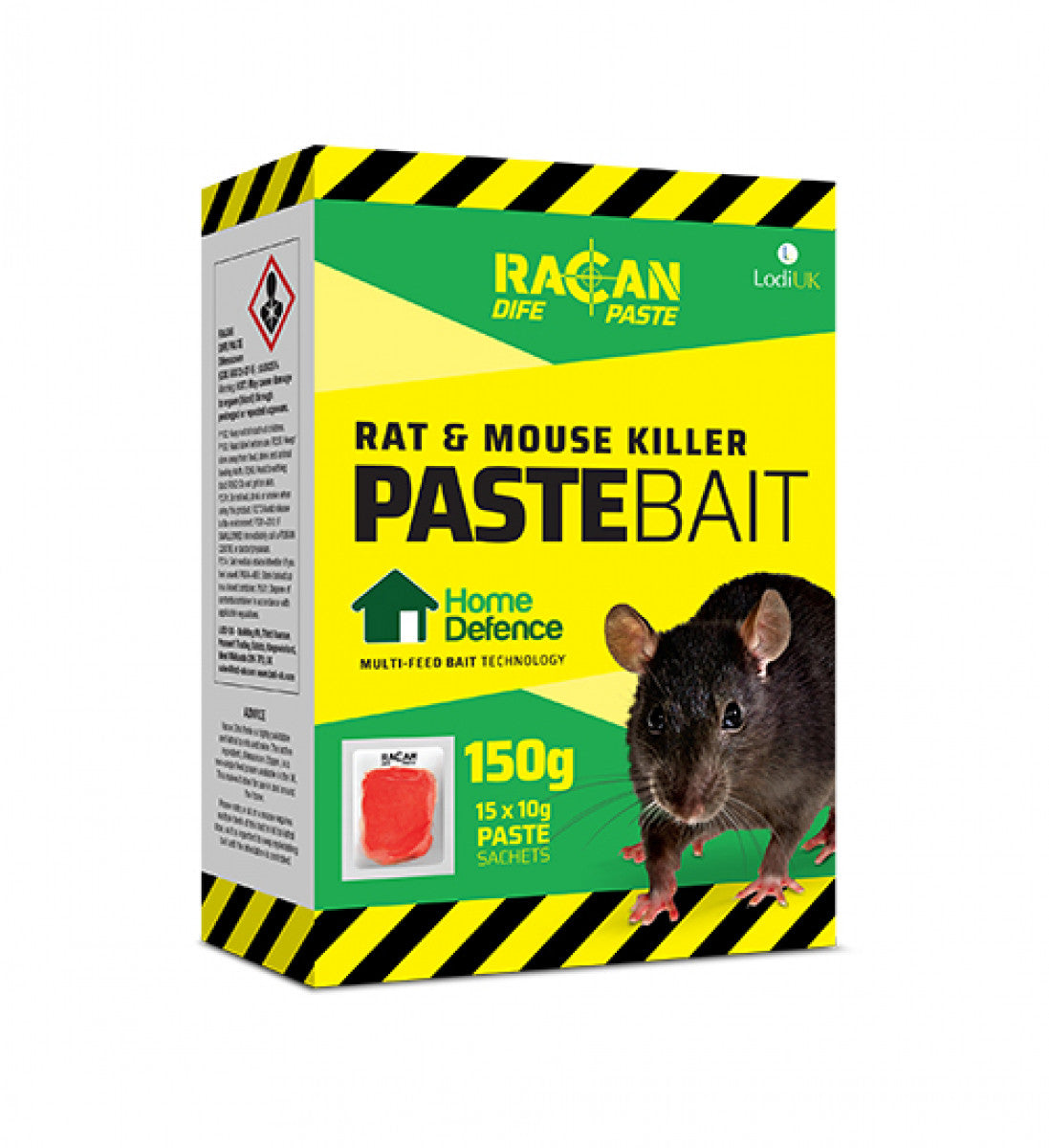 Racan Dife Rat & Mouse Killer Paste, 150g (15x10g)