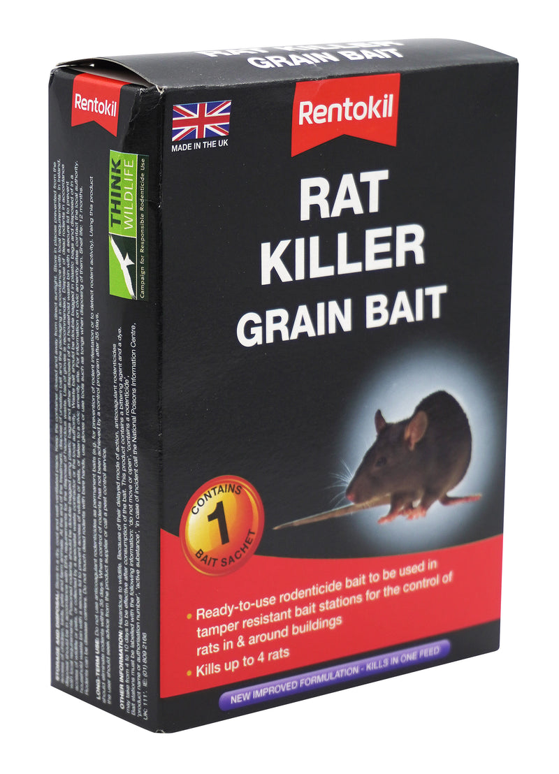 Rentokil Rat Killer Grain Bait - 1 Sachet