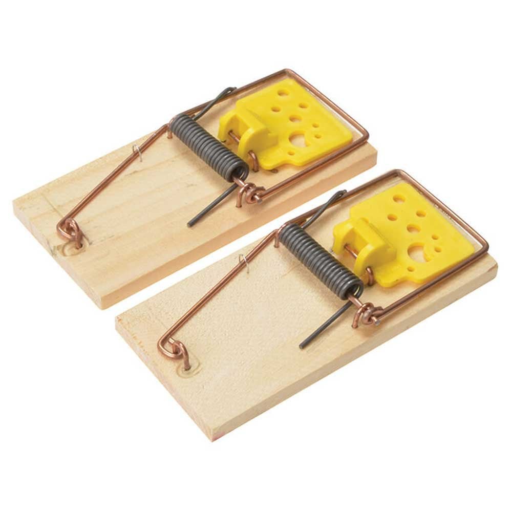 Rentokil Wooden Mouse Trap - Twin Pack