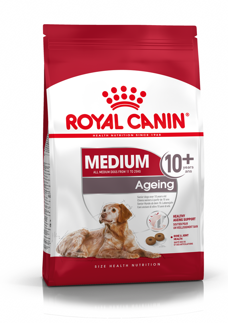 Royal Canin Medium Ageing 10+ Senior Dry Dog Food, 3kg